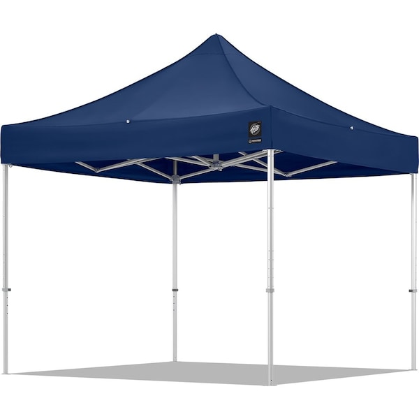 Freedom83 Shelter, 10' W x 10' L, TAA Compliant, Gray Aluminum Frame, Admiral Navy Top